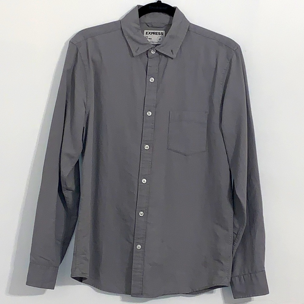 Express Slim Soft Wash Dress Shirt